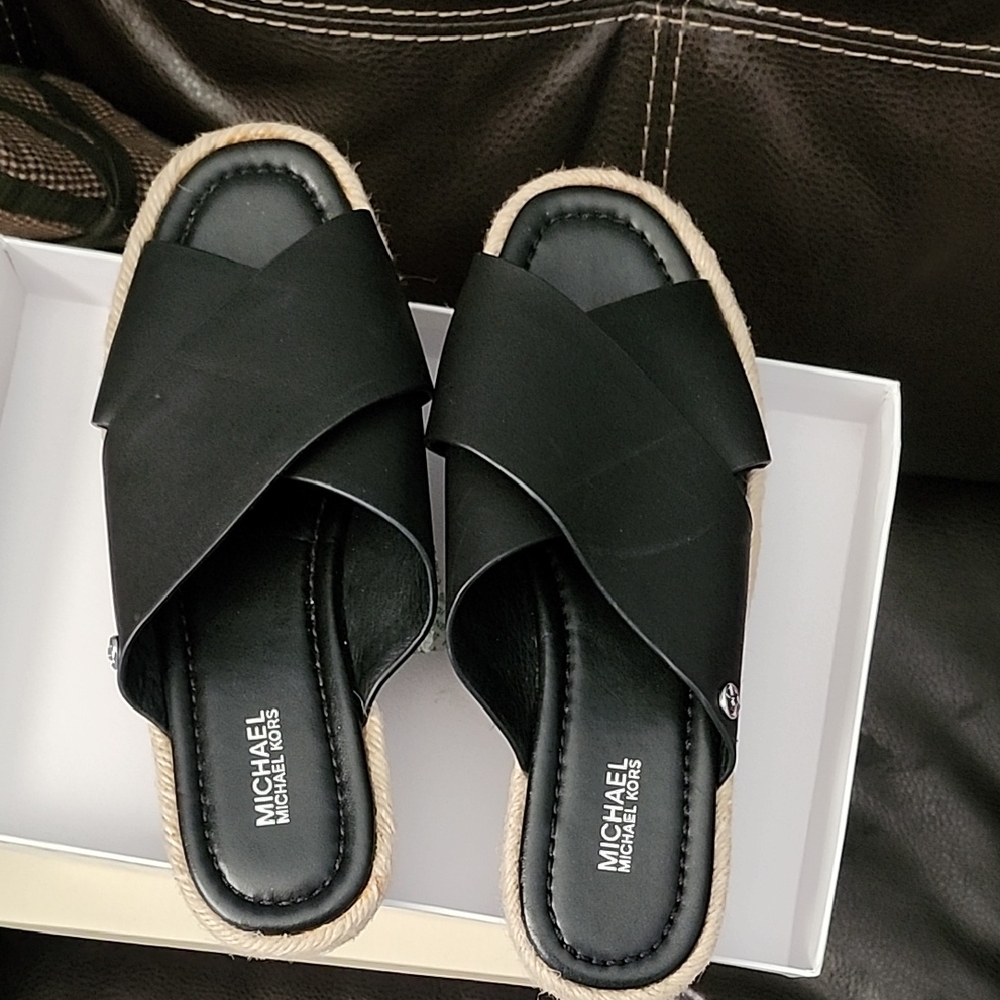 Michael Kors Black Women's Sandals